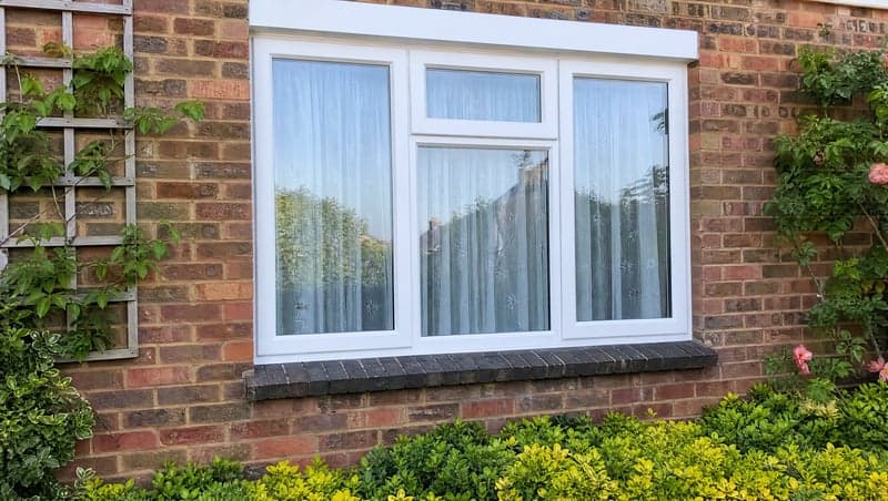 Reference photo before AI prank — Smashed window